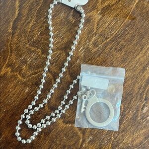 Stainless Steel chain and handcuff pendant